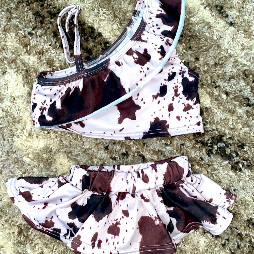 Cowhide swim suit